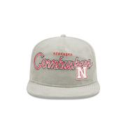 Nebraska New Era Corduroy Golfer Snapback Cap